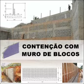 CURSO  CONTENO COM MURO EM BLOCOS (TEORIA E PRTICA) - BLACK FRIDAY