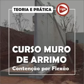 CURSO CONTENO COM MURO DE ARRIMO POR FLEXO (TEORIA E PRTICA) - BLACK FRIDAY