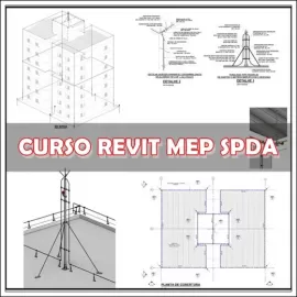 CURSO REVIT MEP - PROJETO DE SPDA COM TEMPLATE  -  BLACK FRIDAY