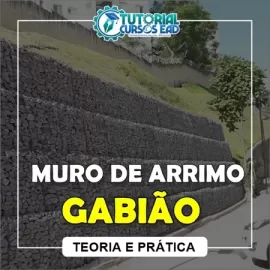 CURSO  CONTENO COM MUROS DE GABIO (TEORIA E PRTICA) - BLACK FRIDAY