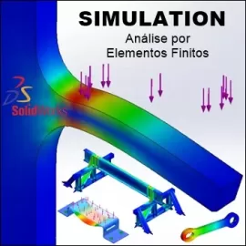 CURSO SOLIDWORKS SIMULATION - ANLISE POR ELEMENTOS FINITOS  - BLACK FRIDAY