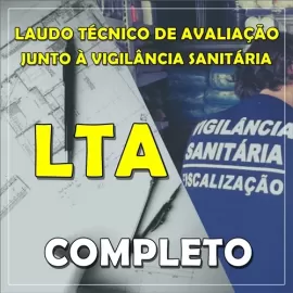 CURSO PROJETO PARA OBTENO DE LAUDO TCNICO DE AVALIAO - LTA  JUNTO  VIGILNCIA SANITRIA - BLACK FRIDAY