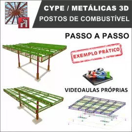 CYPE / METALICAS 3D - POSTOS DE COMBUSTVEL  -  BLACK FRIDAY